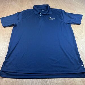 Chiliwear Fishing Polo Mens M Navy Realtree Logo Short Sleeve